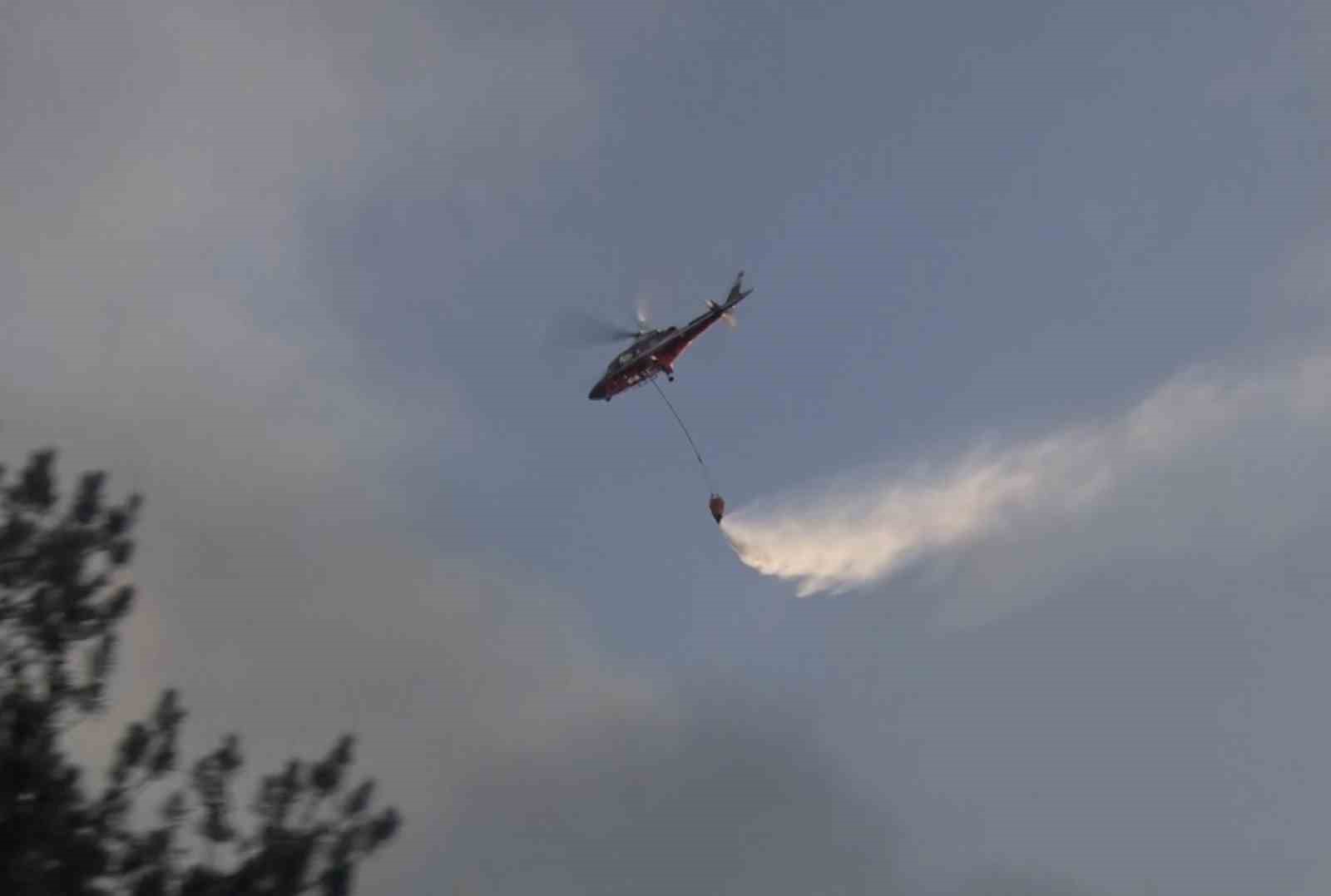 Kastamonu&rsquo;daki orman yangınına m&uuml;dahale s&uuml;r&uuml;yor