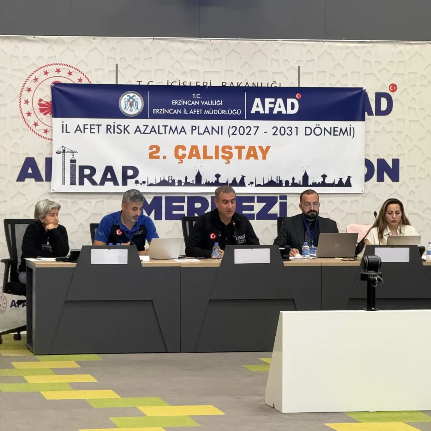 Erzincan’da Deprem Afet Masası Çalıştayı gerçekleştirildi