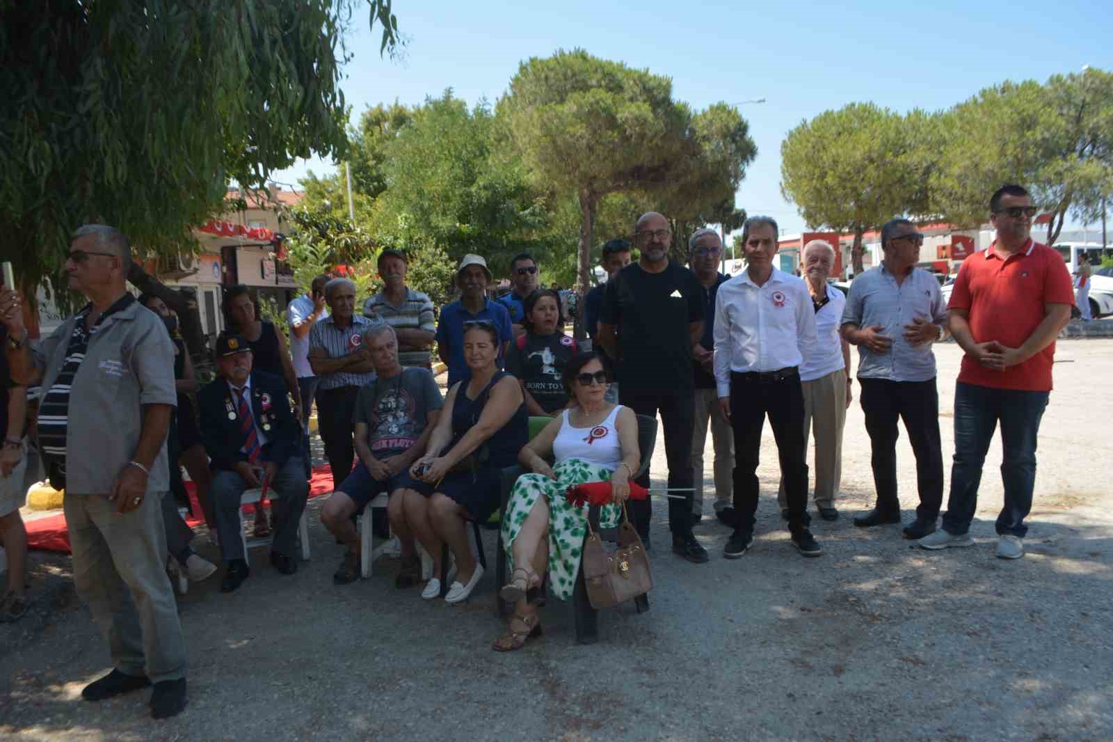 Ayvalık’ta gazilerin Kıbrıs Barış Harekatı’nın 52’nci yıl dönümü coşkusu