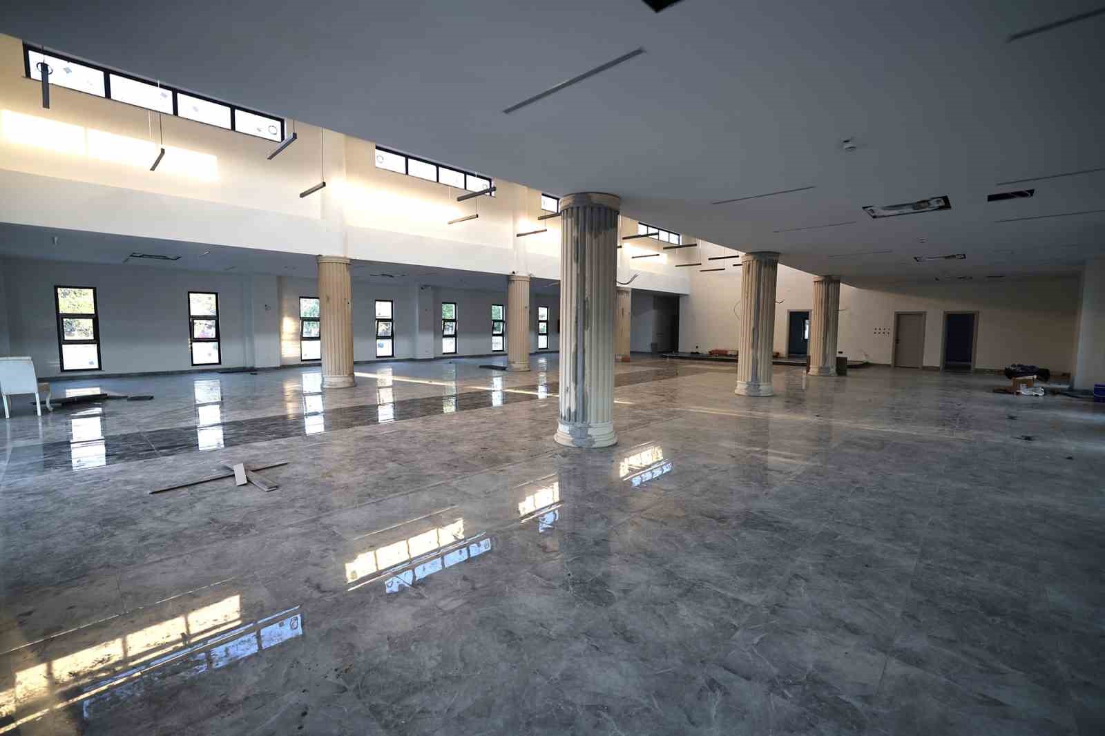 630 metrekarelik çok amaçlı tesis kısa süre içinde vatandaş ile buluşacak