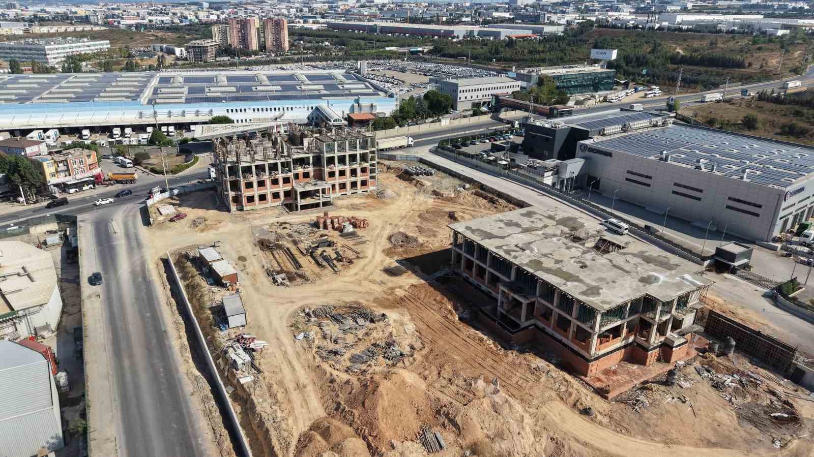 Çayırova’nın yeni meslek lisesinin kaba inşaatında sona gelindi