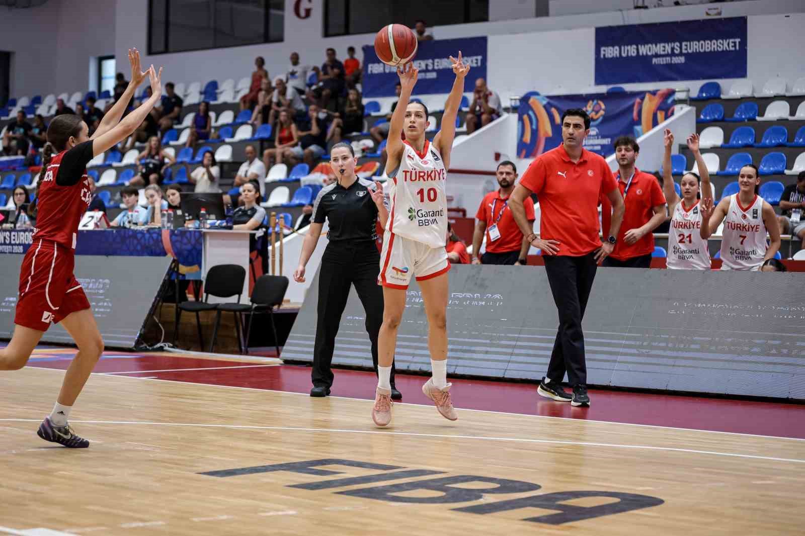16 Yaş Altı Yıldız Kız Milli Takımı &ccedil;eyrek finalde