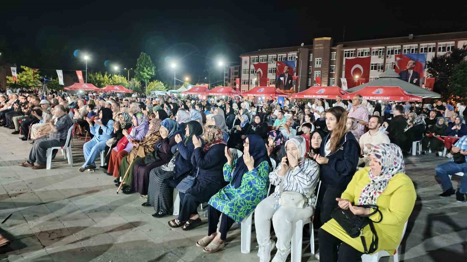 Bafra&rsquo;da 15 Temmuz programında birlik ve kardeşlik vurgusu