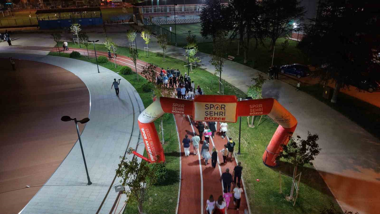 Merkez park, spor etkinliklerine ev sahipliği yapıyor