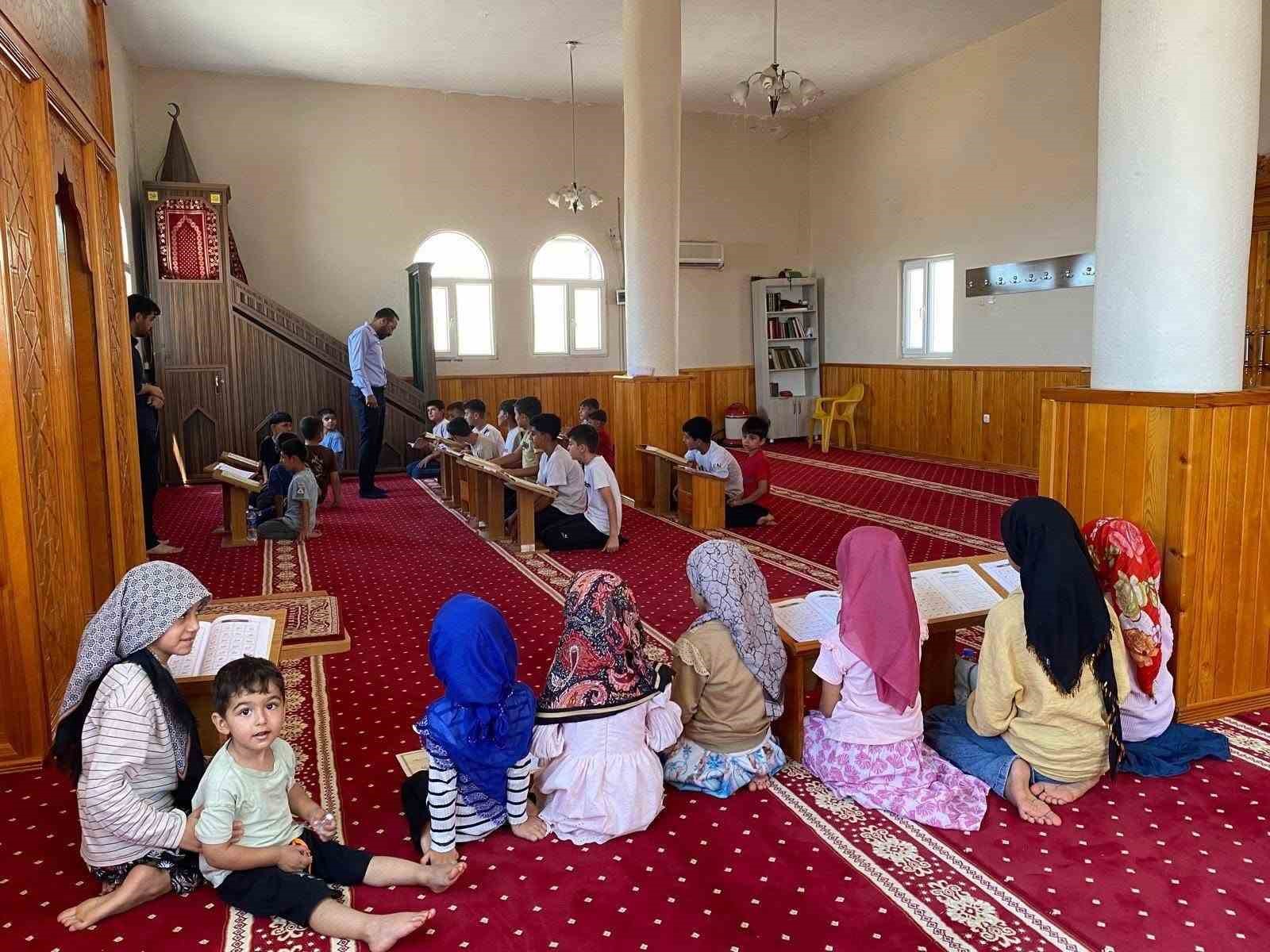 Çermik’te yaz Kur’an kurslarına yoğun ilgi