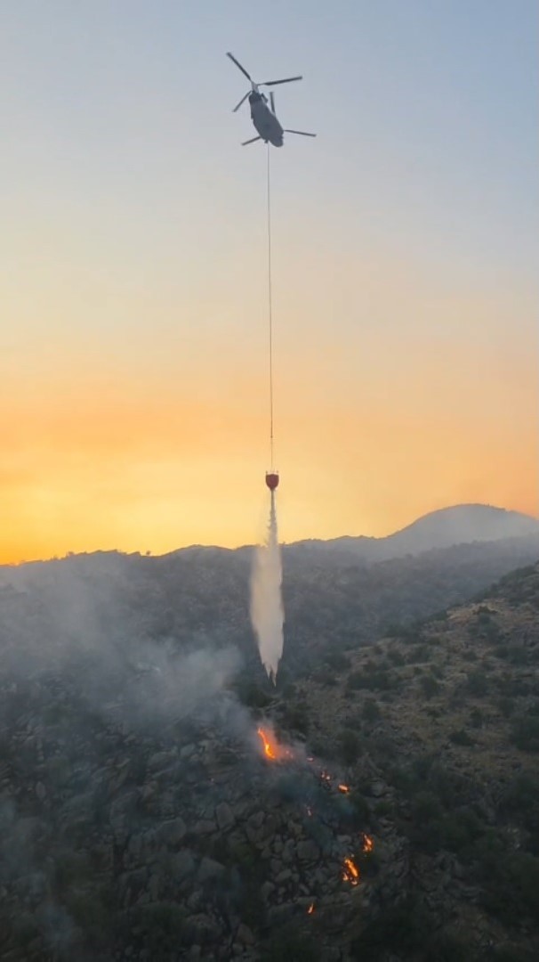 Türkiye’nin en büyük yangın söndürme helikopteri sahaya indi