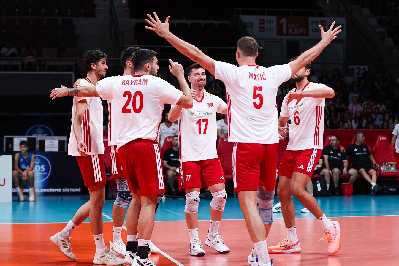 A Milli Erkek Voleybol Takımı, hazırlık maçında Danimarka’yı mağlup etti