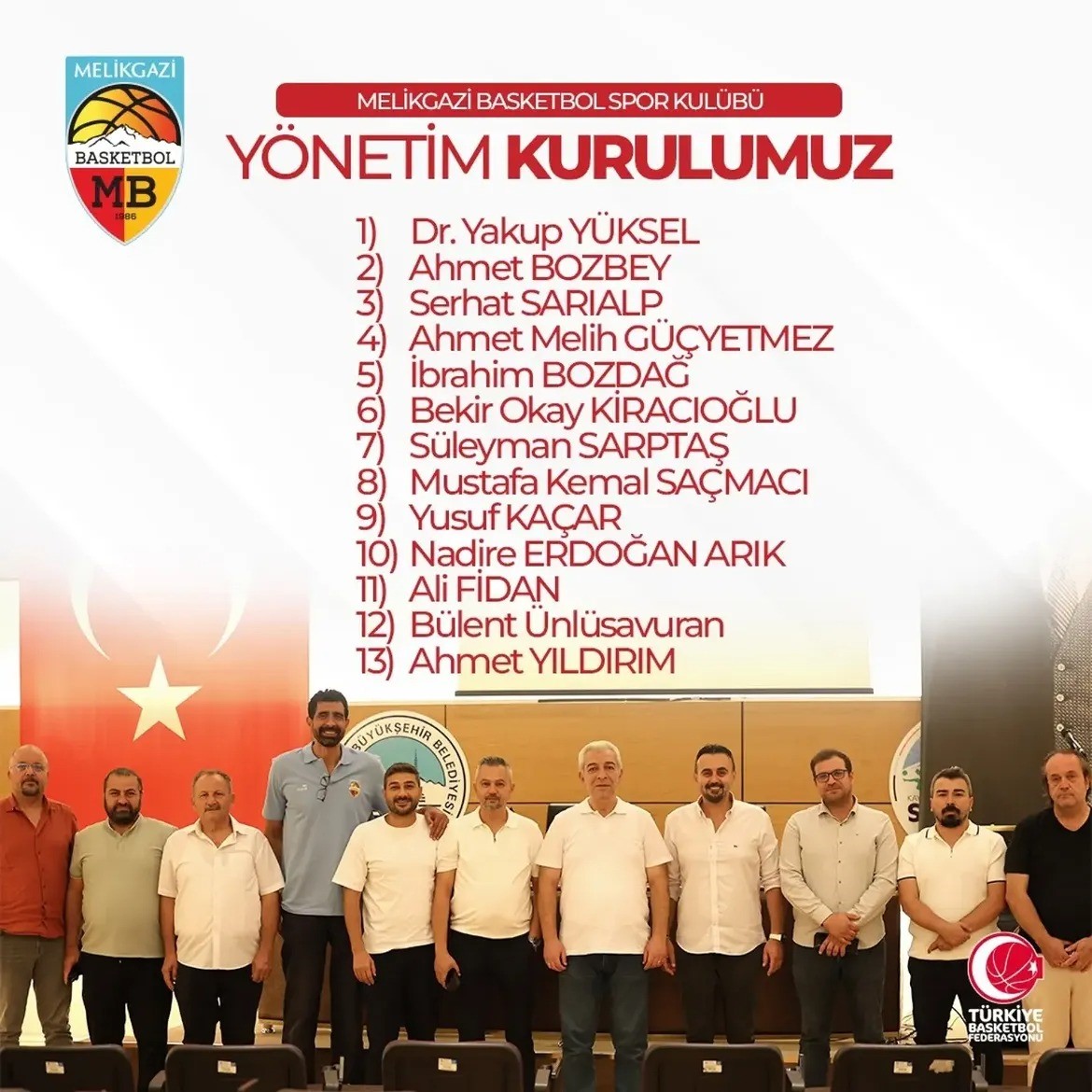 Melikgazi Kayseri Basketbol&rsquo;da Genel Kurulu yapıldı