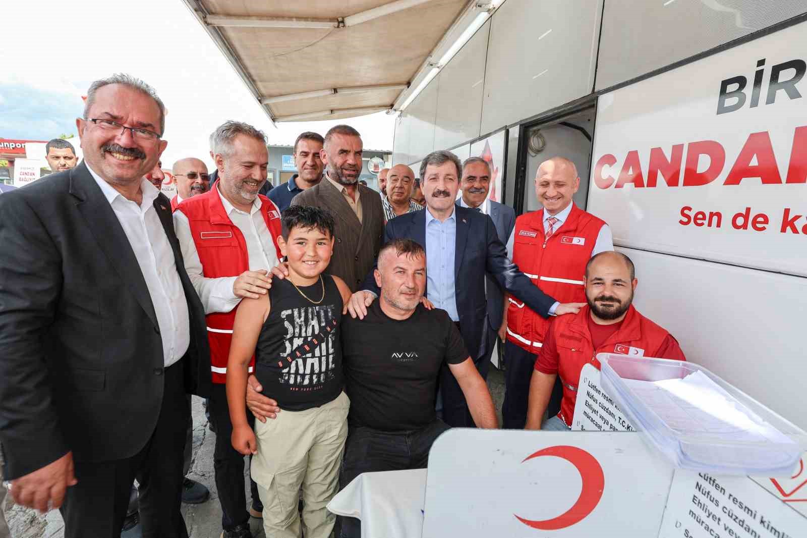 Samsun’da "Birbirimize Candan Bağlıyız" kan bağışı kampanyası