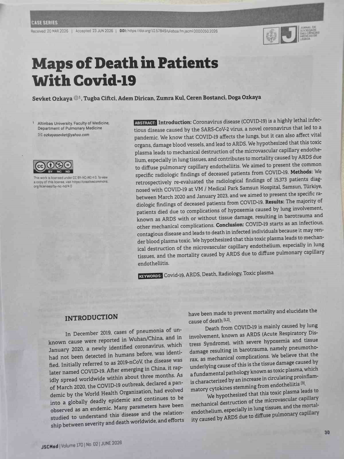 Covid-19 ölüm haritası çıkarıldı