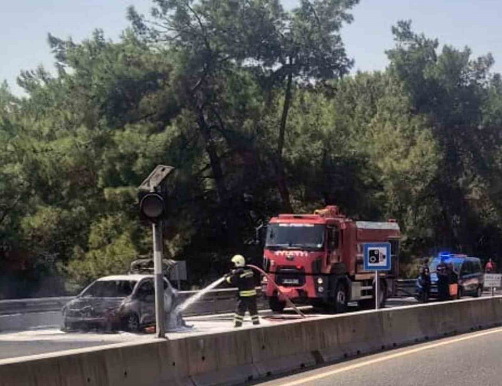 Sakar&rsquo;da yanan ara&ccedil; kullanılmaz hale geldi