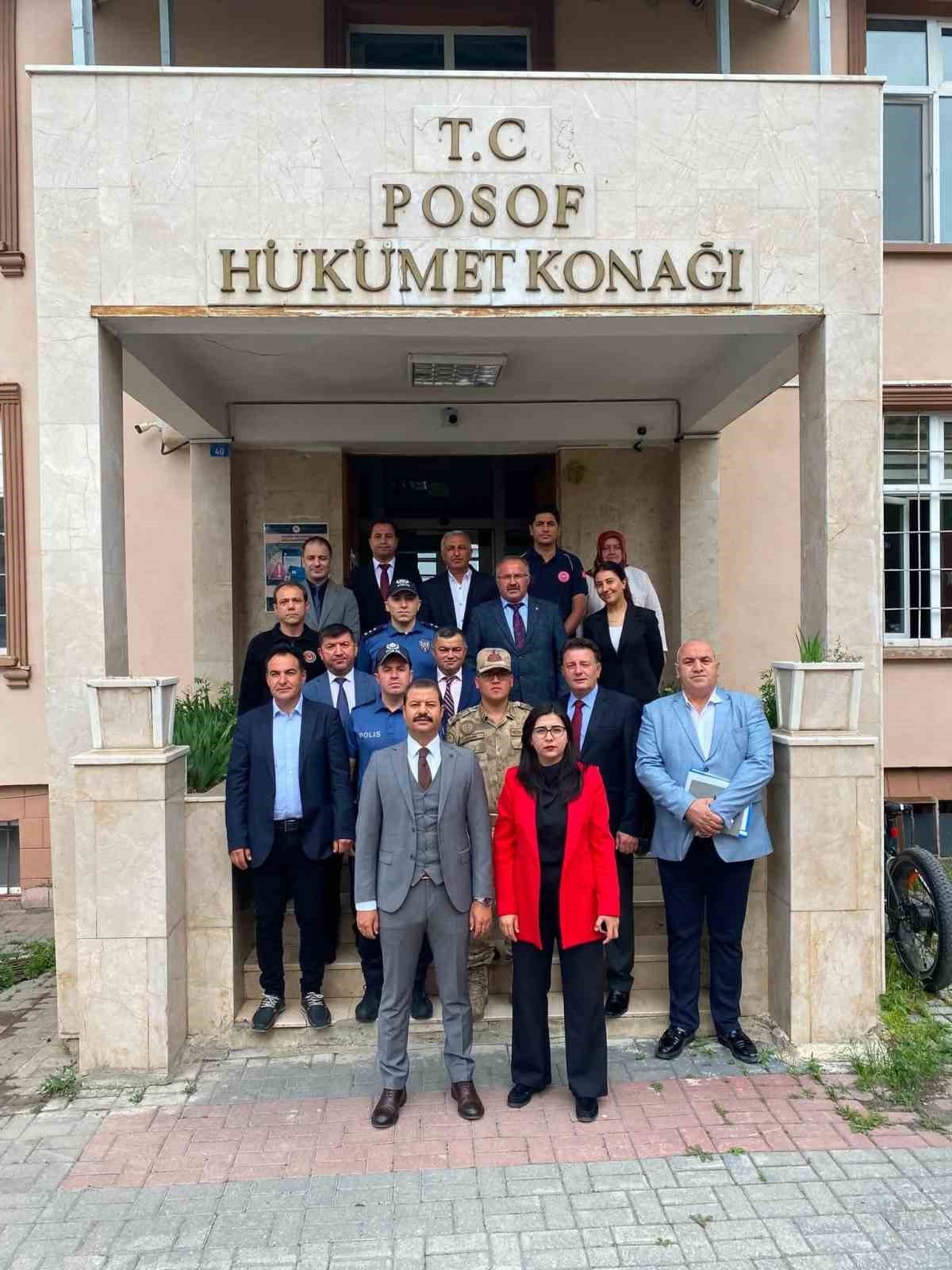 Posof Kaymakamı İsa Bertan g&ouml;revine başladı