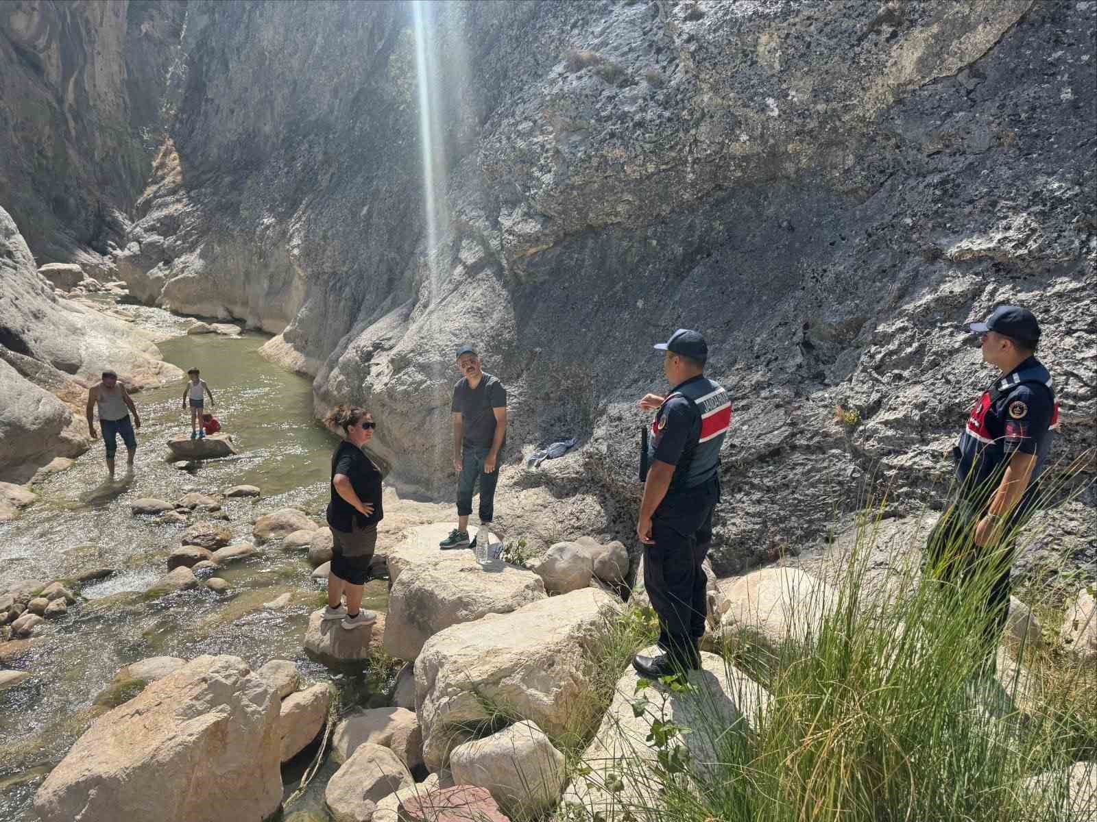 Harmankaya Kanyonu’nda ziyaretçilere yangın ve boğulma uyarısı