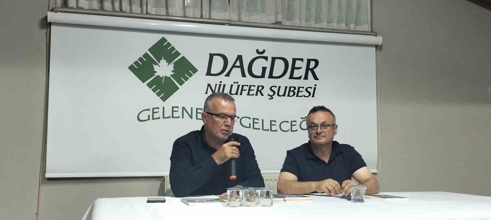 DAĞDER Nil&uuml;fer&rsquo;de "Dağ Y&ouml;resi Yazar Buluşmaları" Mustafa Doğru ile başladı