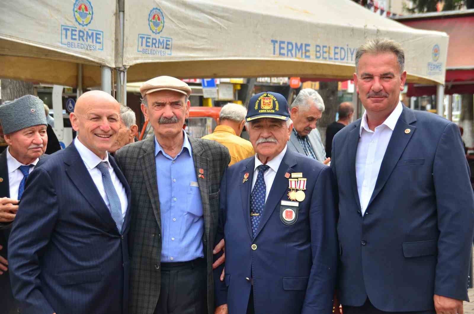 Terme’de 19 Eylül Gaziler Günü törenle kutlandı