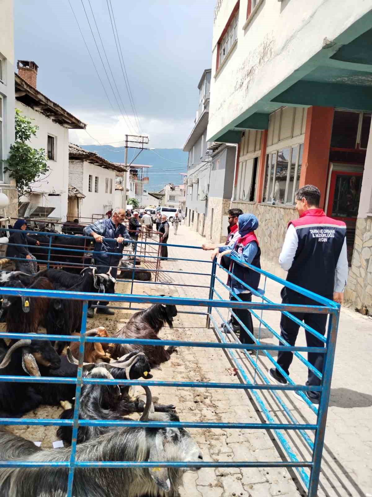Bozdoğan’da kurban satış yerleri denetlendi