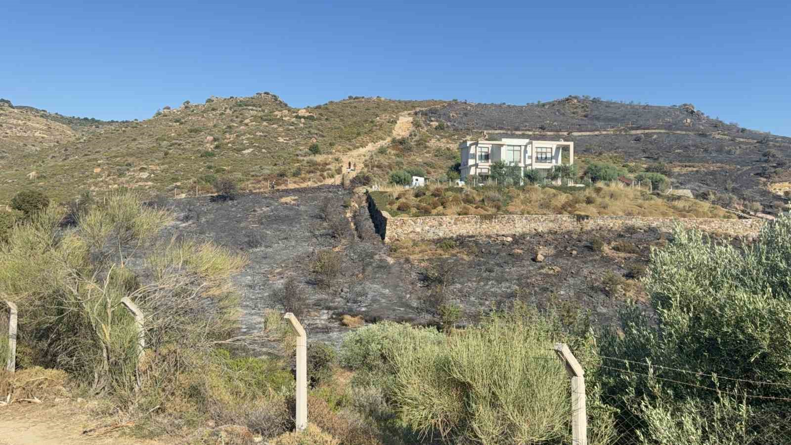 Bodrum’da makilik yangını kontrol altına alındı