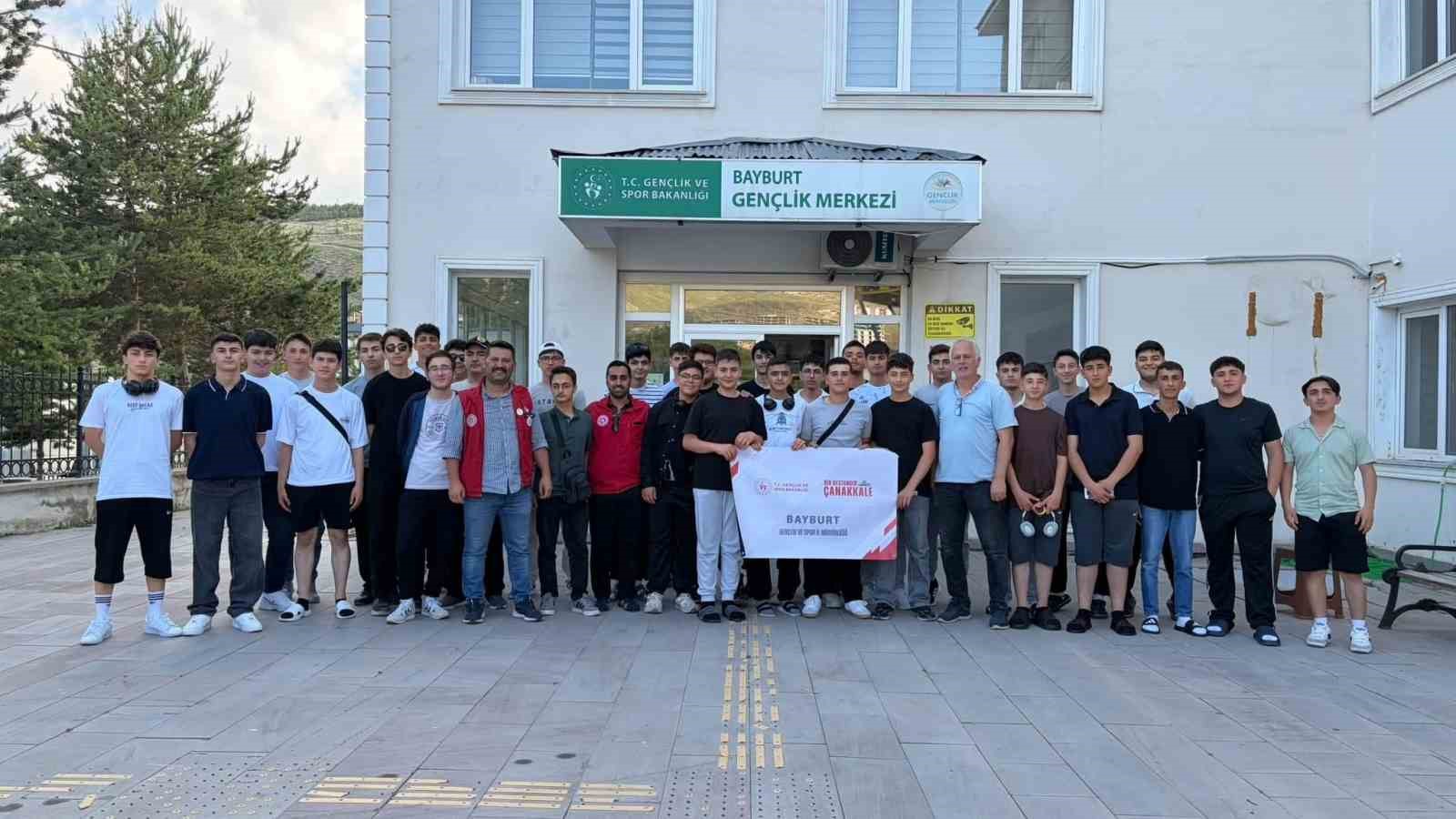 Bayburtlu gençler tarihin izinde Çanakkale’ye uğurlandı