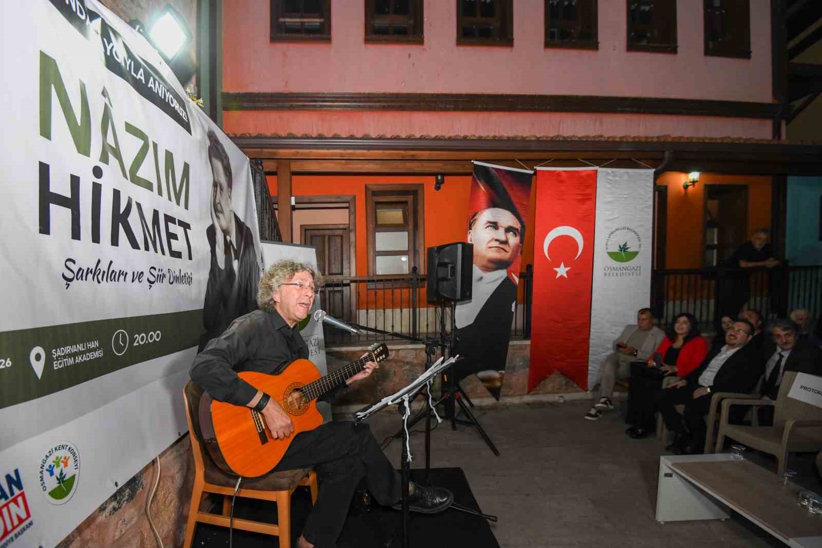 Nazım Hikmet’in dizeleri Şadırvanlı Han’da yankılandı