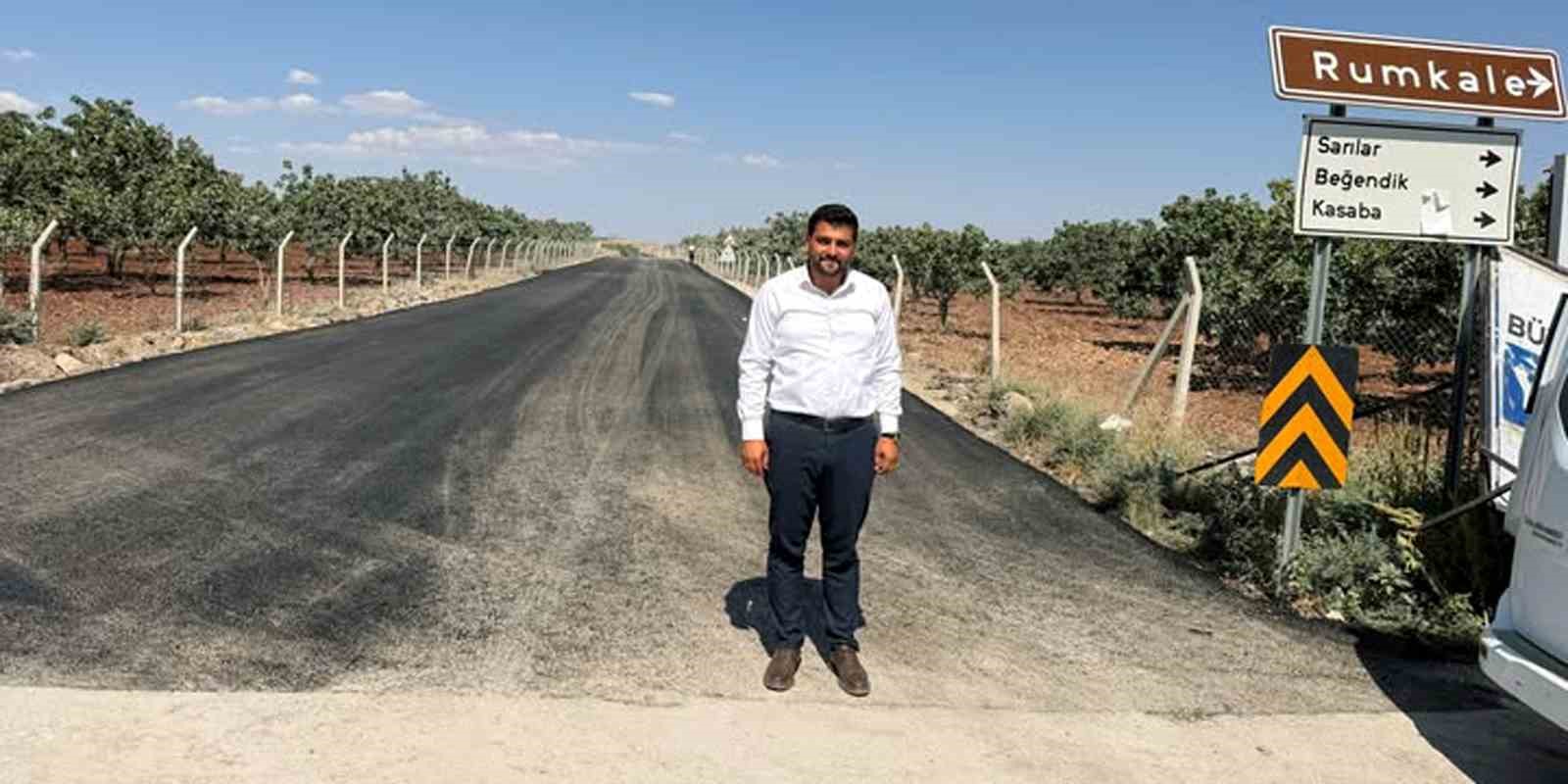 Başkan Şahin’e Araban’daki asfalt hizmeti için teşekkür