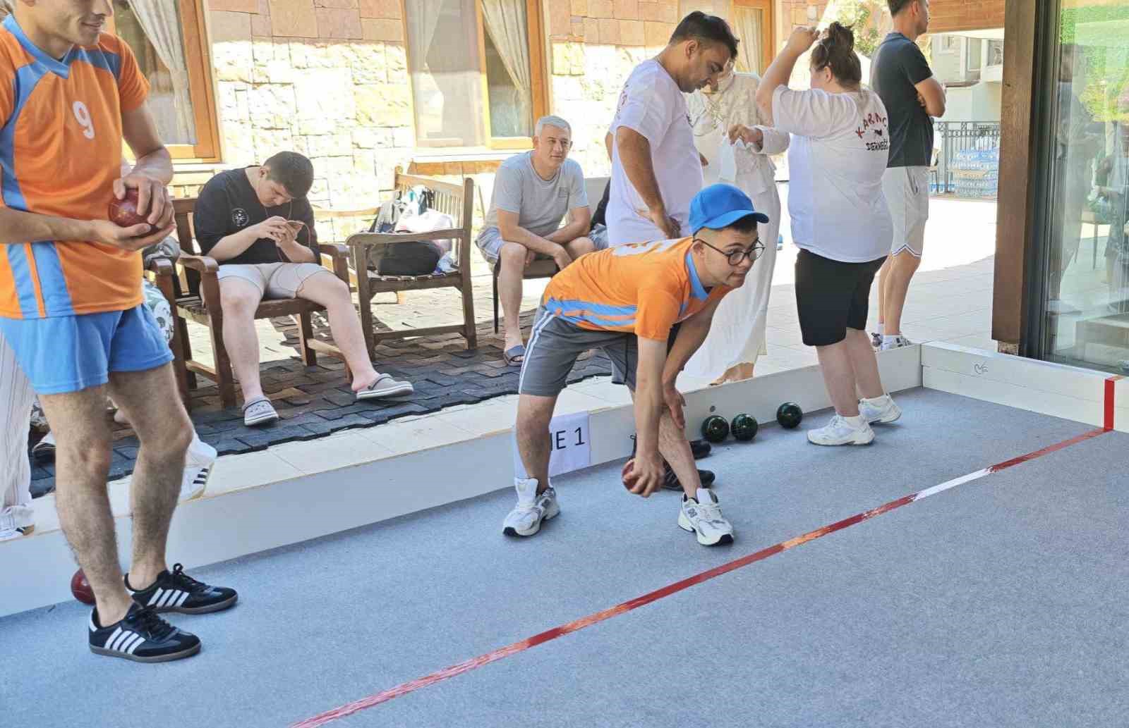 Özel sporcular Bocce Türkiye şampiyonası Muğla’da başladı