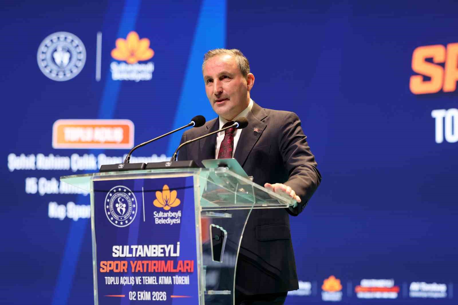 Sultanbeyli’de dev spor yatırımları: açılış ve temel atma töreni gerçekleştirildi
