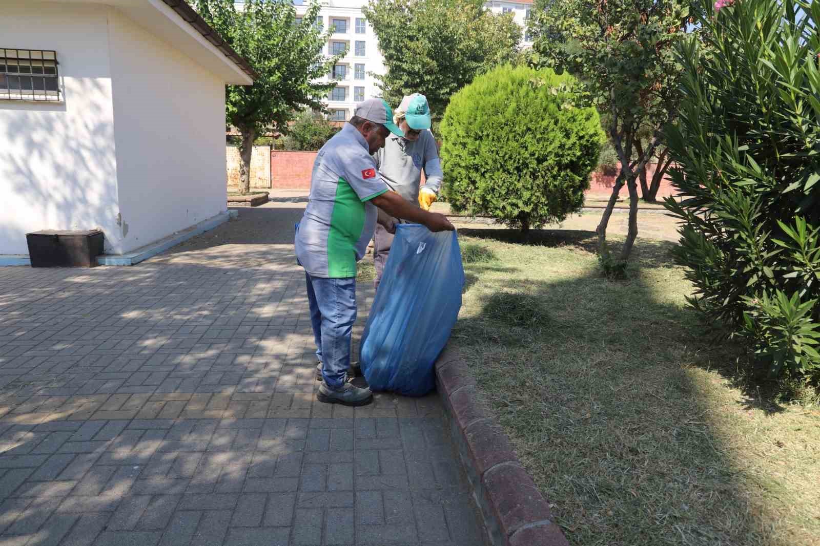 Nazilli&rsquo;de yeşil alanlarda sonbahar hazırlığı