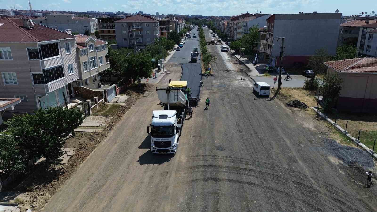 &Ccedil;orlu&rsquo;nun bulvarları yenileniyor