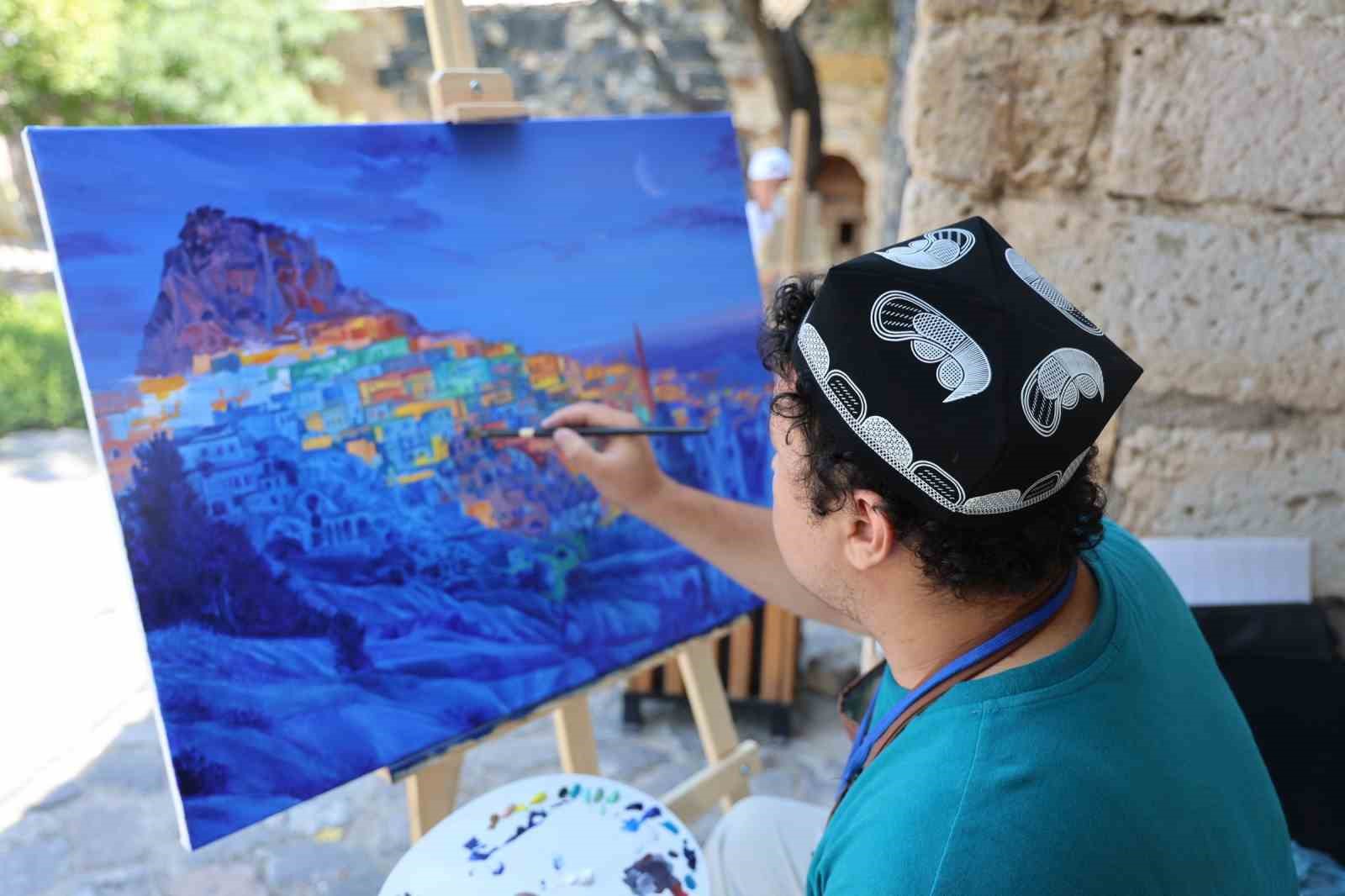 Kapadokya’yı fırçalarıyla tuvale taşıdılar
