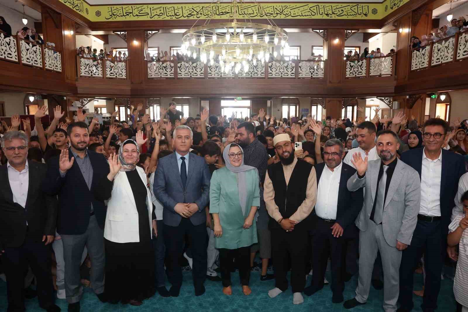 Gaziantep Büyükşehir’den Değerler Eğitimi Yaz Okulu Cami Şenliği Programı