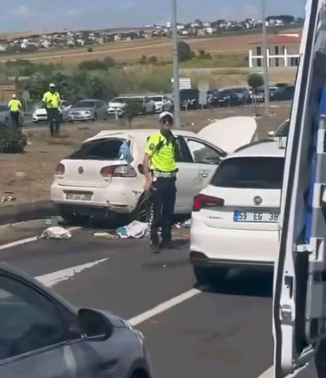 Tekirdağ’da feci kaza: Düğün hazırlığındaki çift yaralandı