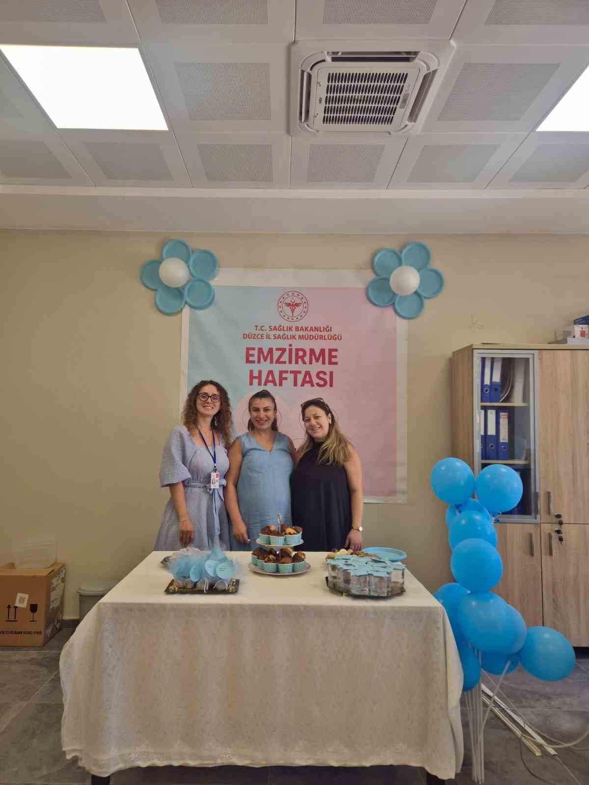 Akçakoca’da anne sütüne dikkat çekildi