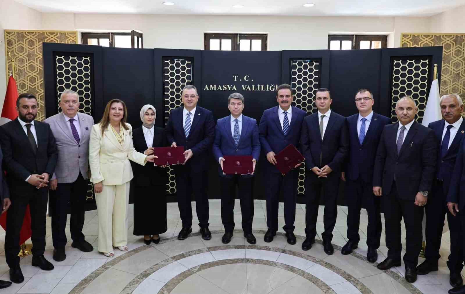 Gümüşhacıköy OSB’nin kuruluş protokolü imzalandı