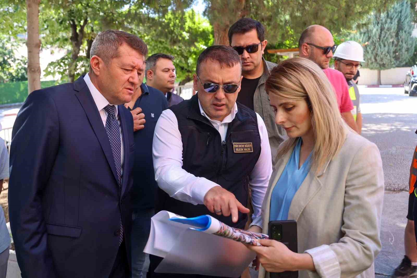 Vali Sözer 8 okuldaki eğitim yatırımlarını sahada inceledi