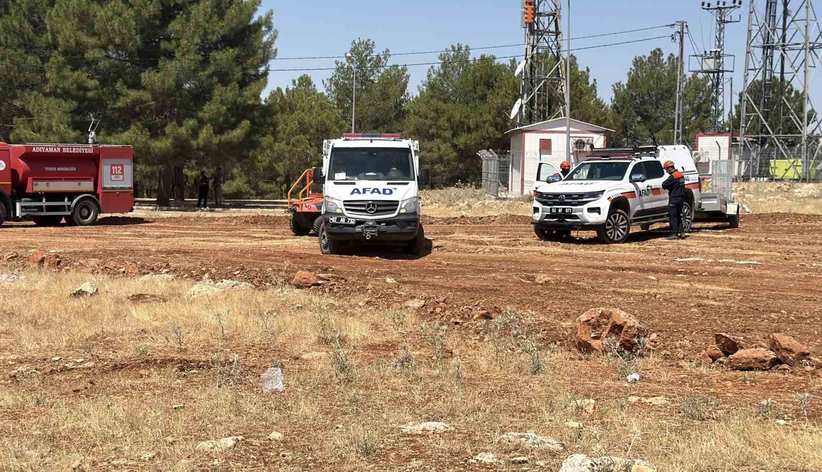 Adıyaman’da kuraklık ve orman yangını tatbikatı düzenlendi