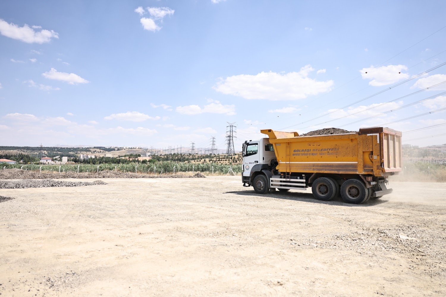 Gölbaşı’nda birinci tır parkı tamamlandı