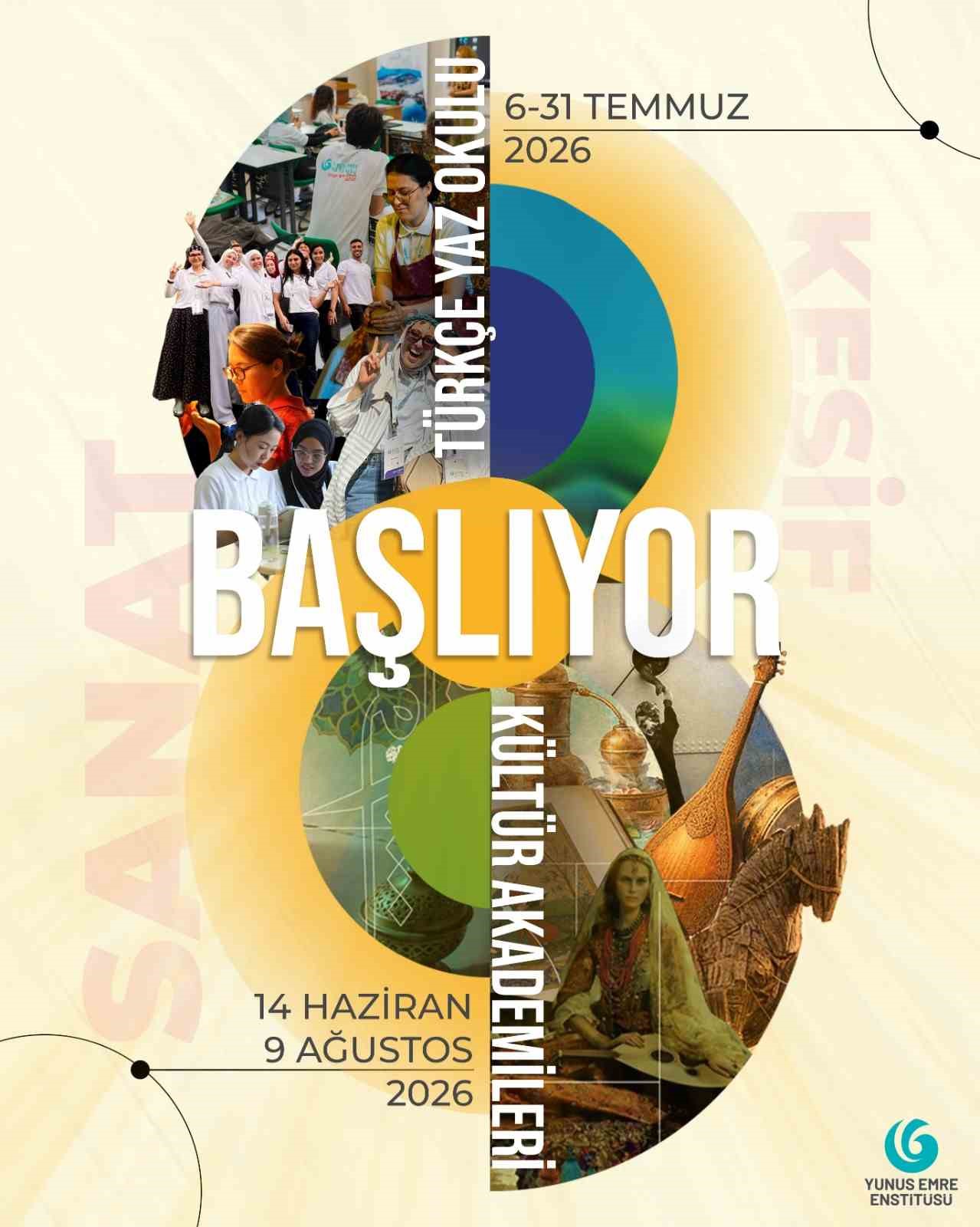 Yunus Emre Enstitüsü Kültür Akademileri, Türkçe ve Türkoloji Yaz Okulları başlıyor