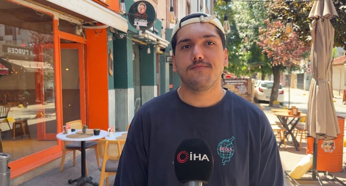 Sokaktaki ampulü söküp götürdüler