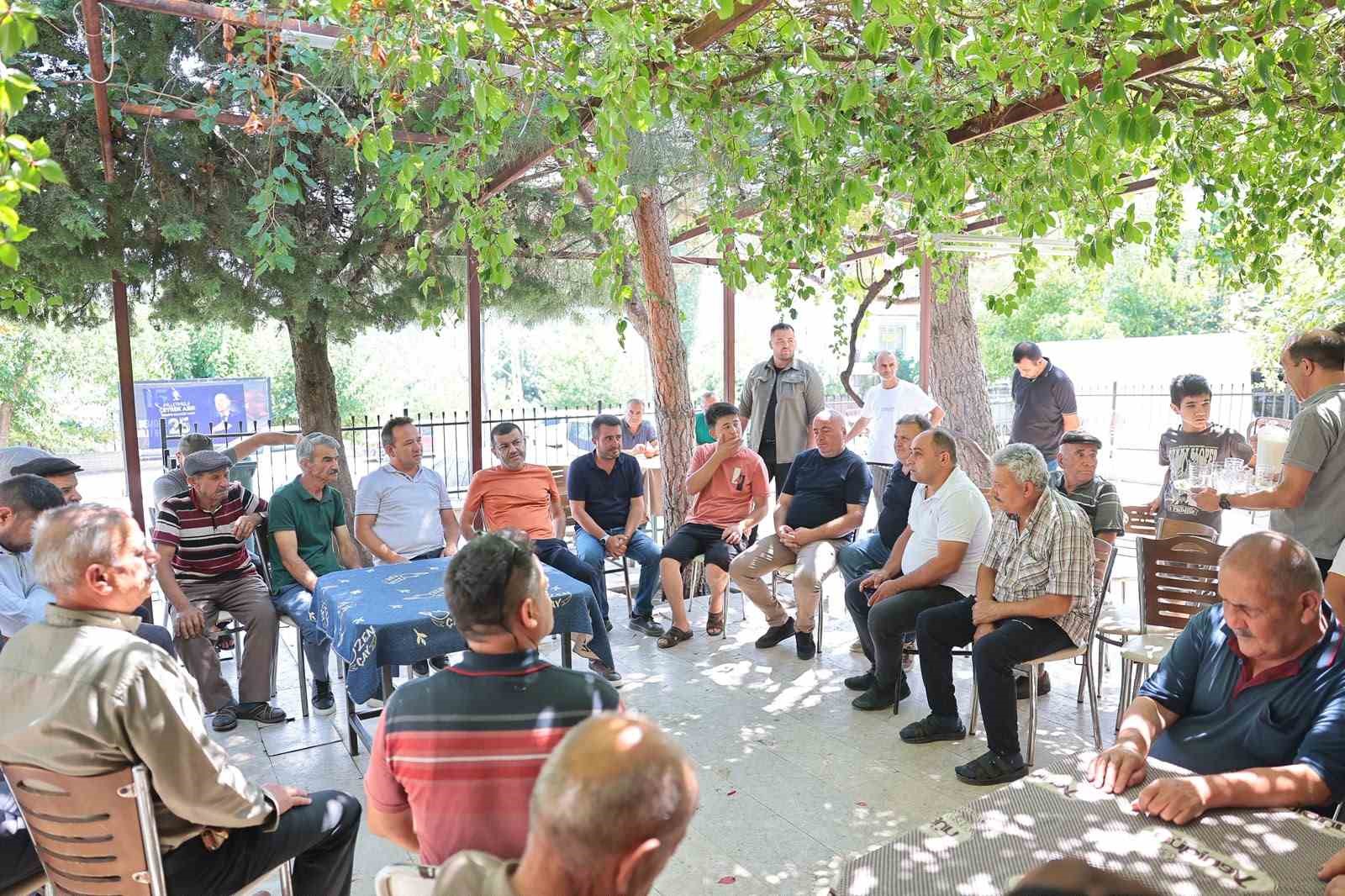Başkan &Ccedil;avuşoğlu Babadağ&rsquo;da vatandaşlarla buluştu, saha &ccedil;alışmalarını inceledi