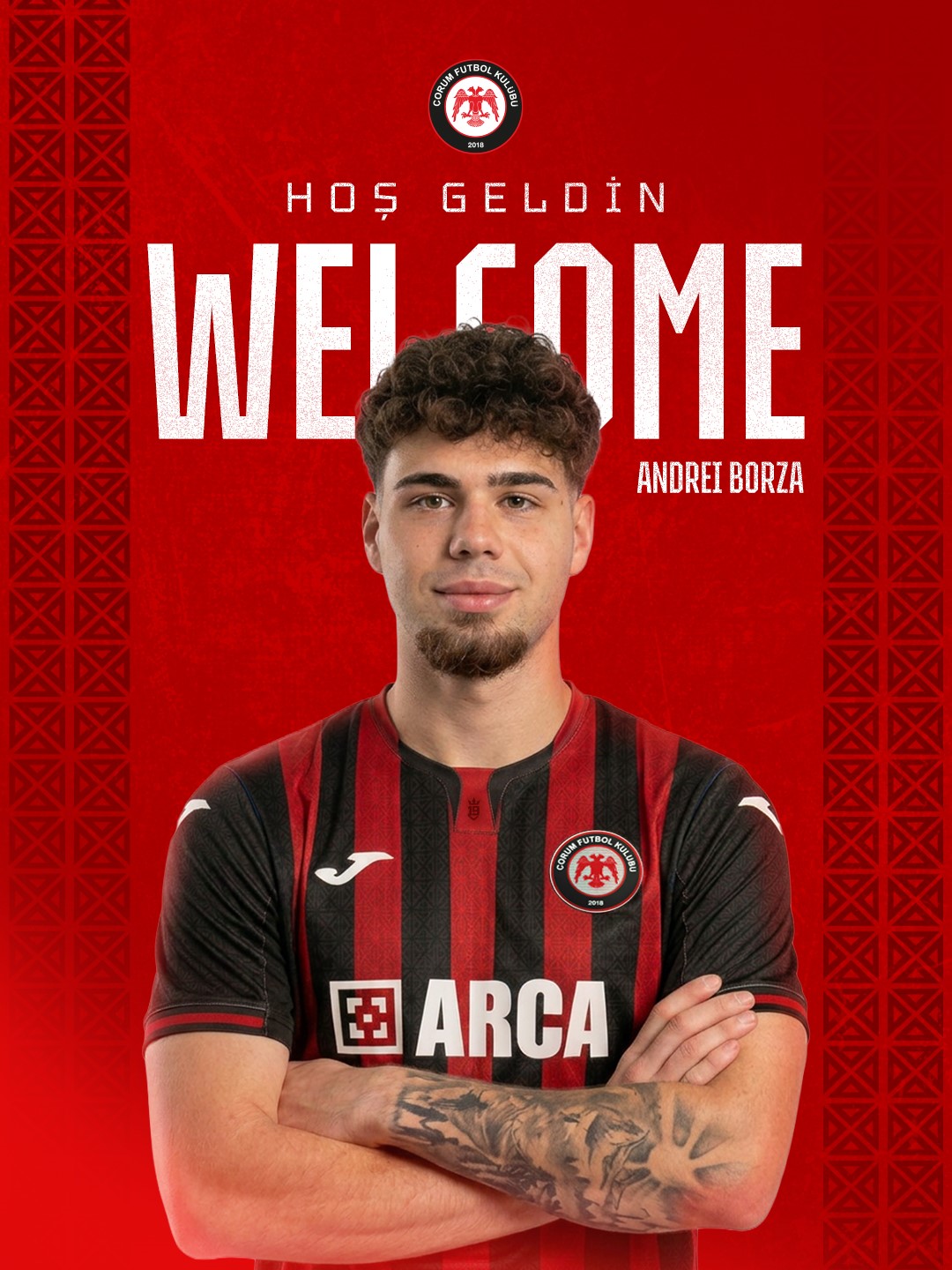 &Ccedil;orum FK, Andrei Borza ile 4+1 yıllık s&ouml;zleşme imzaladı