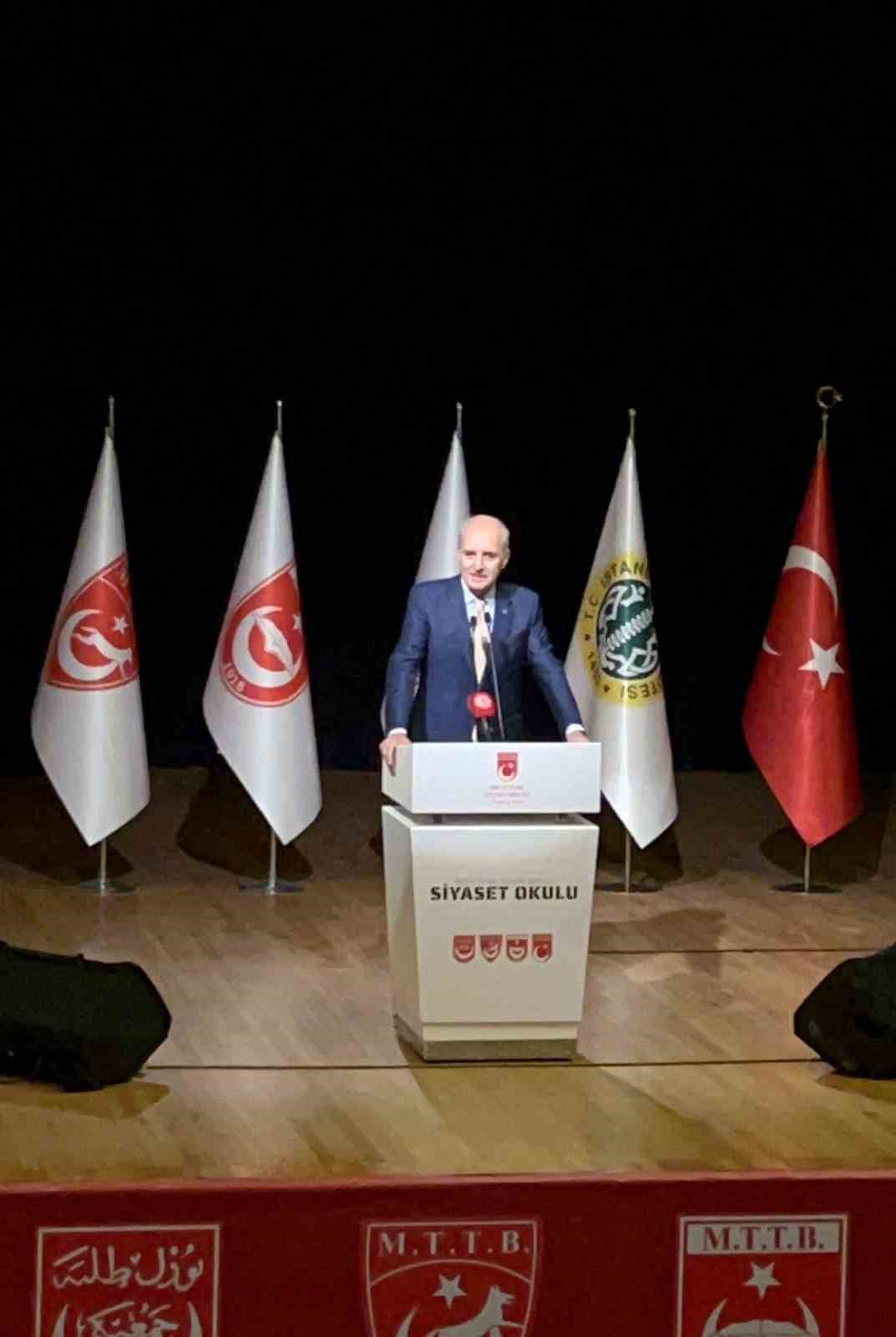 TBMM Başkanı Kurtulmuş: "Terörsüz Türkiye ile birlikte terörsüz bir bölgeyi hep birlikte kuracağız"