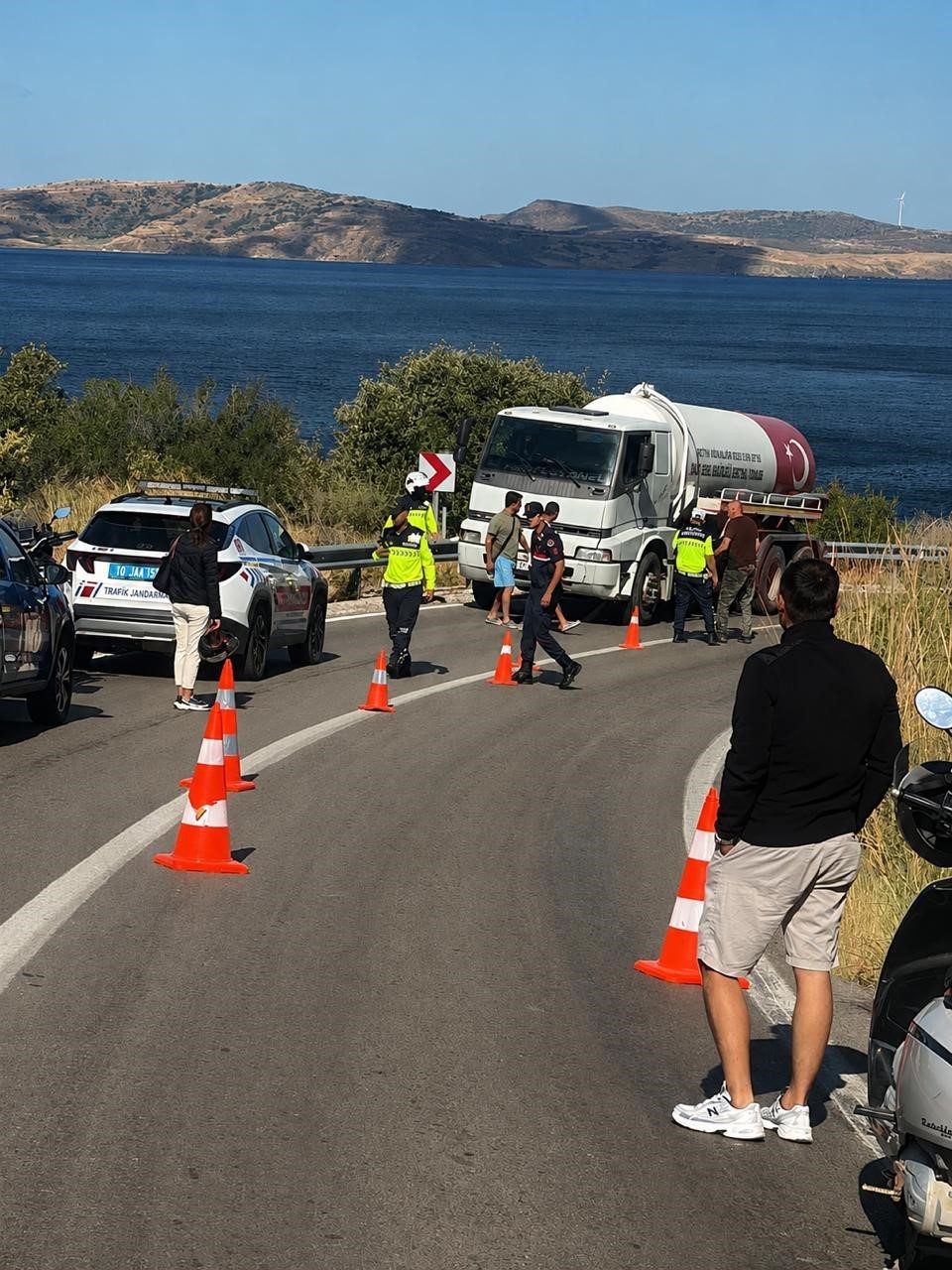 Vidanjöre çarpan 19 yaşındaki motosikletli hayatını kaybetti