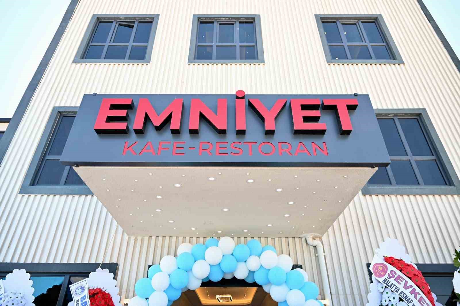 Emniyet Kafe-Restoran hizmete açıldı