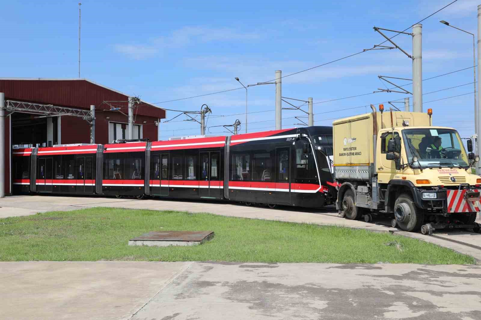 Samsun&rsquo;a alınan 12 tramvaydan ikincisi de şehre ulaştı