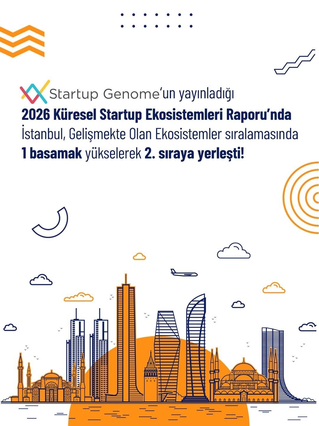 İstanbul "Gelişmekte Olan Ekosistemler" sıralamasında 2’nci sıraya yükseldi