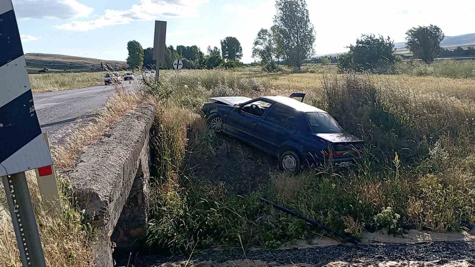 Tokat&rsquo;ta otomobil şarampole u&ccedil;tu: 1 &ouml;l&uuml;, 1 yaralı