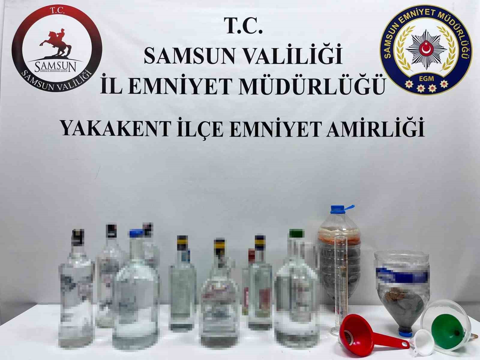 Kaçak içki ve makaron operasyonu: Çok sayıda ürün ele geçirildi