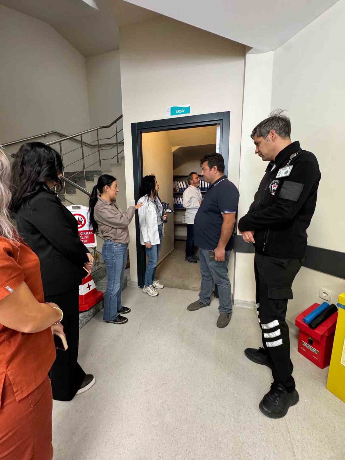 MEAH&rsquo;ta tesis g&uuml;venliği i&ccedil;in bina turu ger&ccedil;ekleştirildi