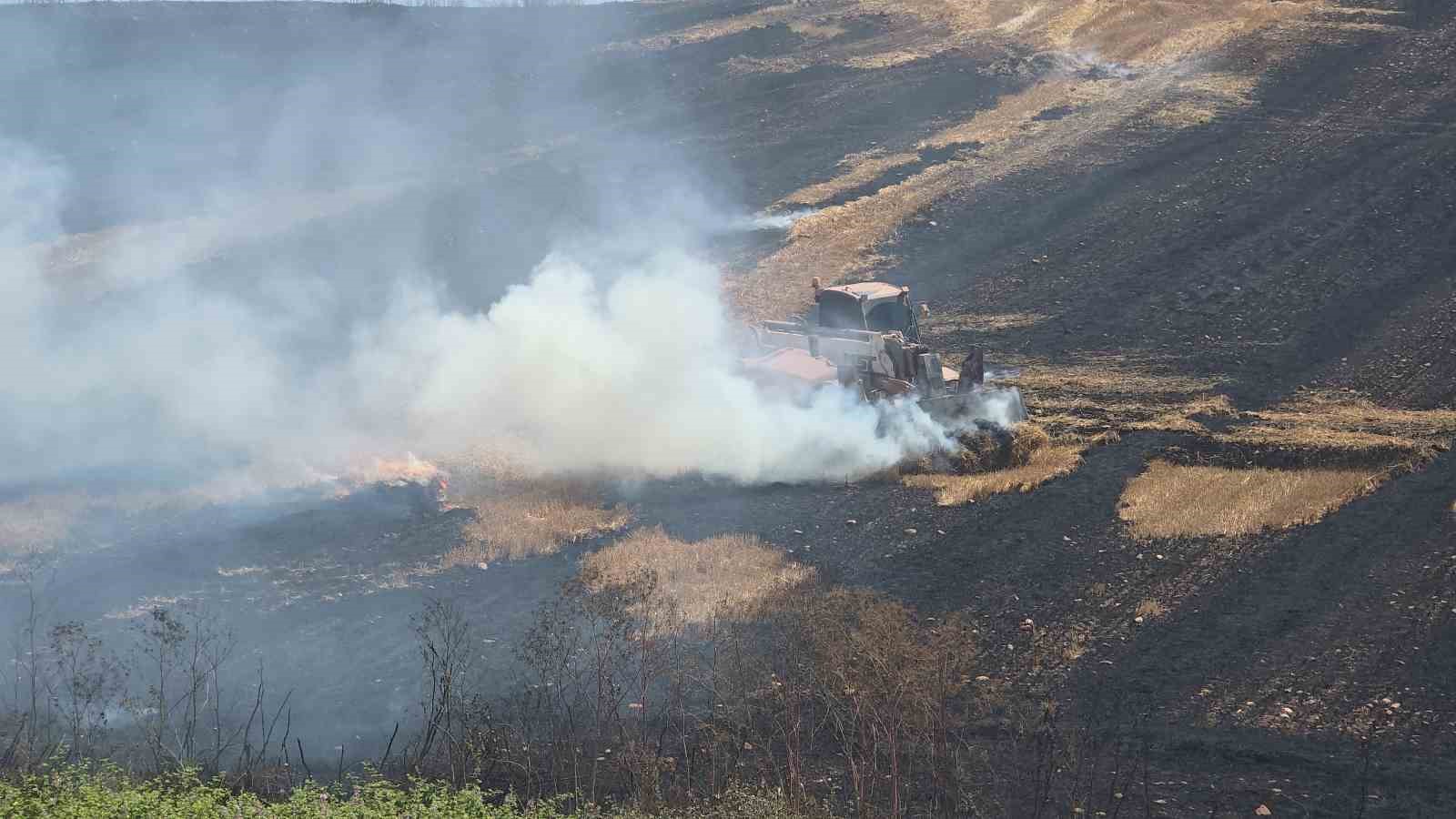 Bandırma’da korkutan yangın