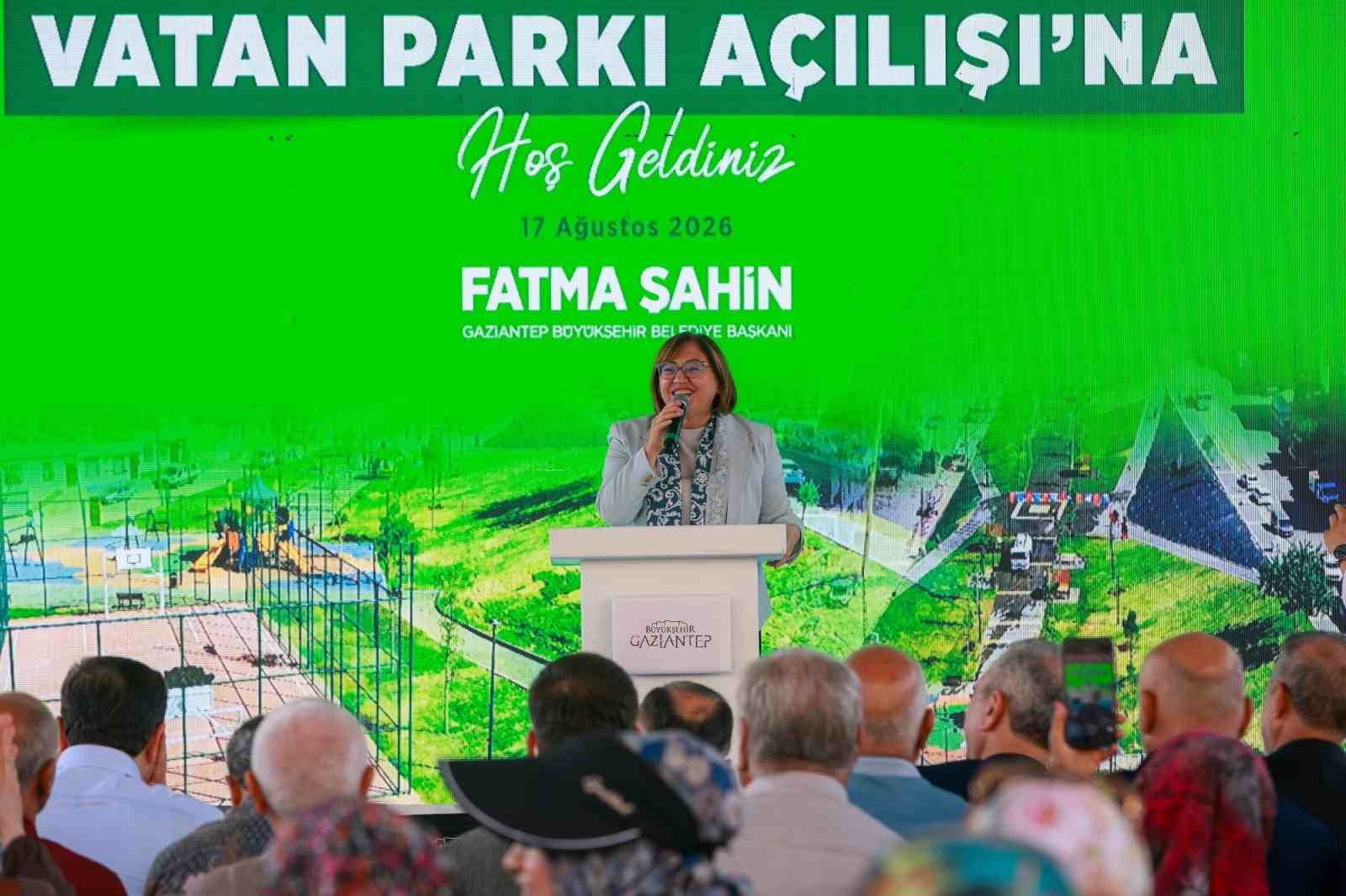 Gaziantep Büyükşehir Vatan Mahallesi’nin çehresini değiştirecek yeni parkı açtı